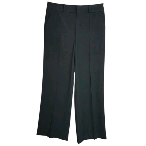 Frame Denim Pants - Frame Denim Relaxed Trouser Size 14 Black Wide Leg Suiting Version Wide Leg New